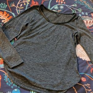 LOFT Long-sleeved w/ leather accents